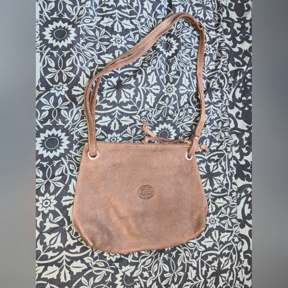 Roots suede bag
